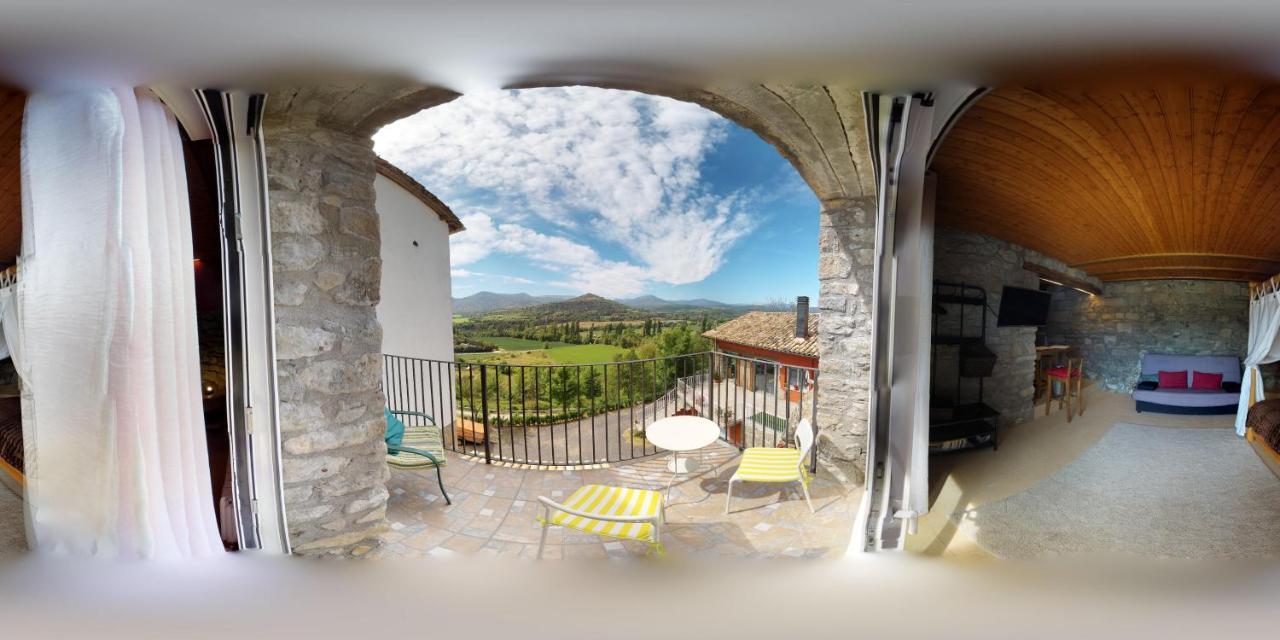 Casa Rural La Abadia-Apartamentos Graus Eksteriør bilde